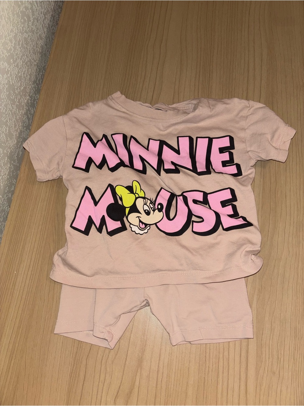 H&M Disney Light Pink Minnie Mouse set